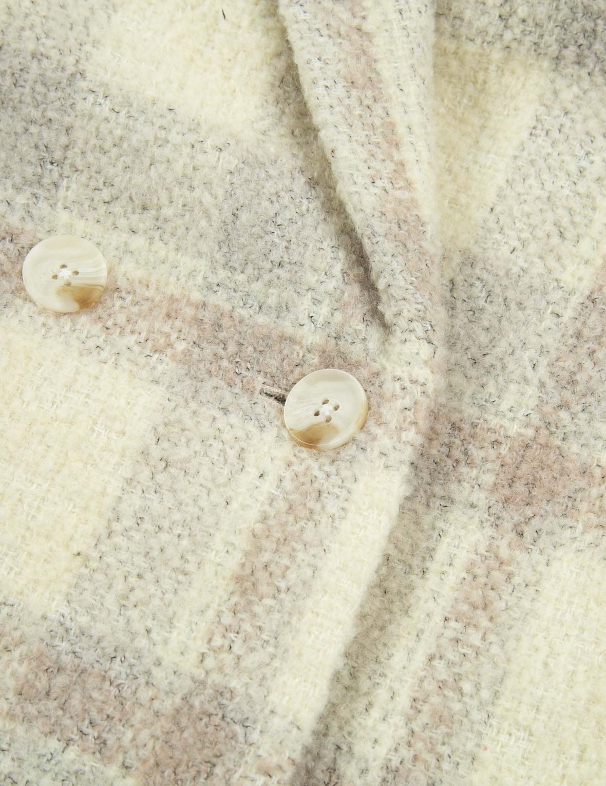 Gradient Logo Embroidery Plaid Blazer - 10