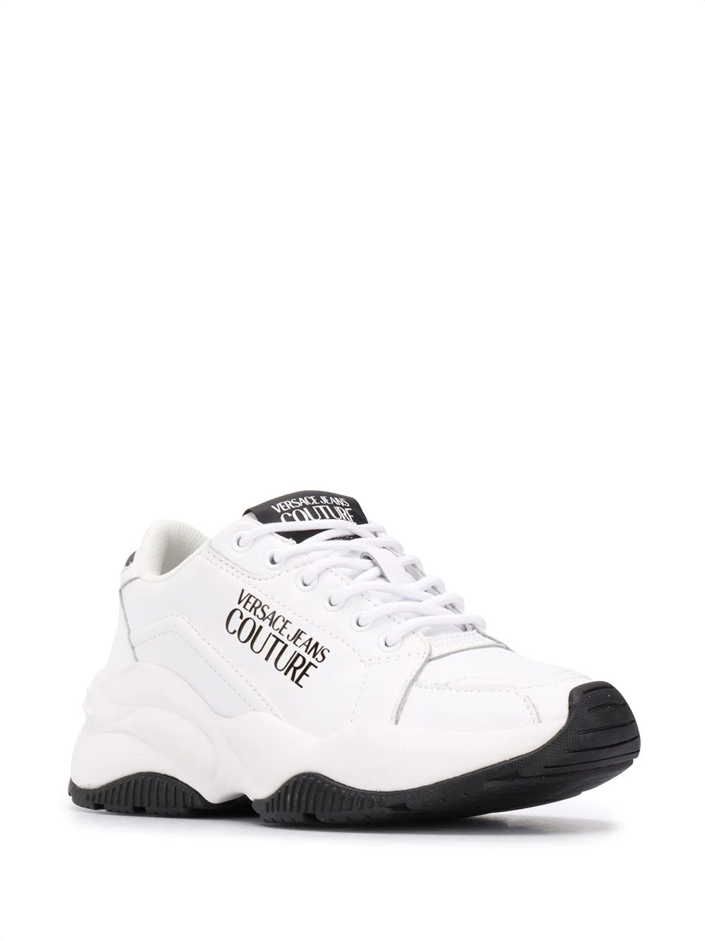 logo-patch low-top trainers - 2