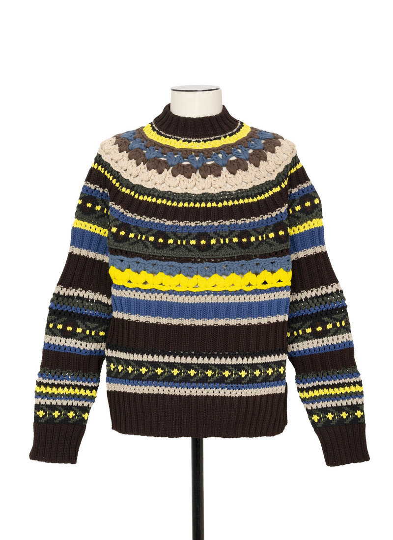 Mix Knit Pullover 1