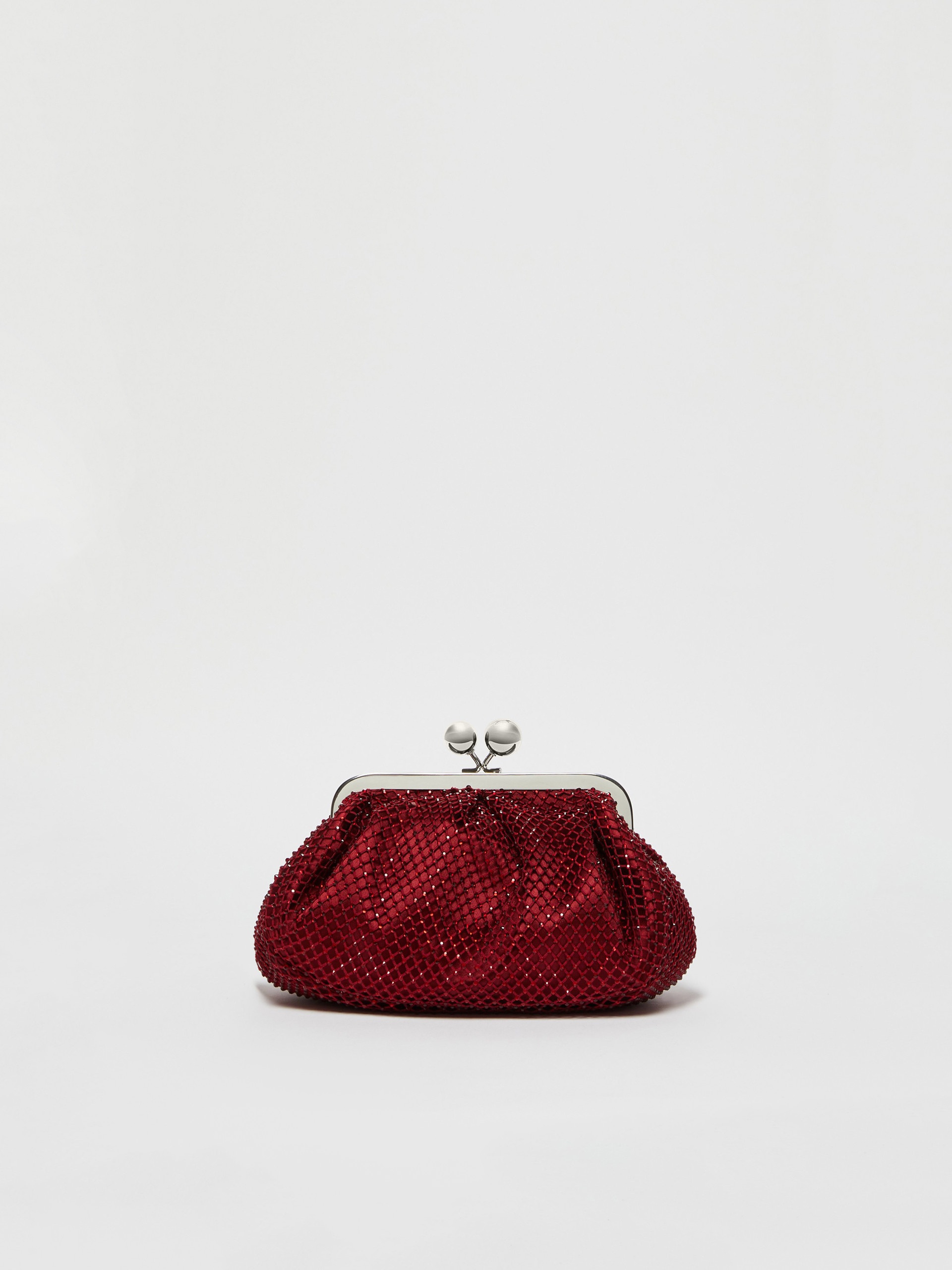 EDITA Small Pasticcino Bag in mesh and rhinestones - 3