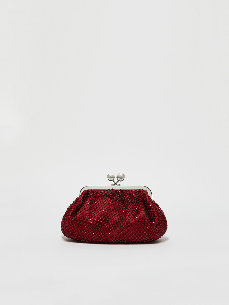 EDITA Small Pasticcino Bag in mesh and rhinestones 3