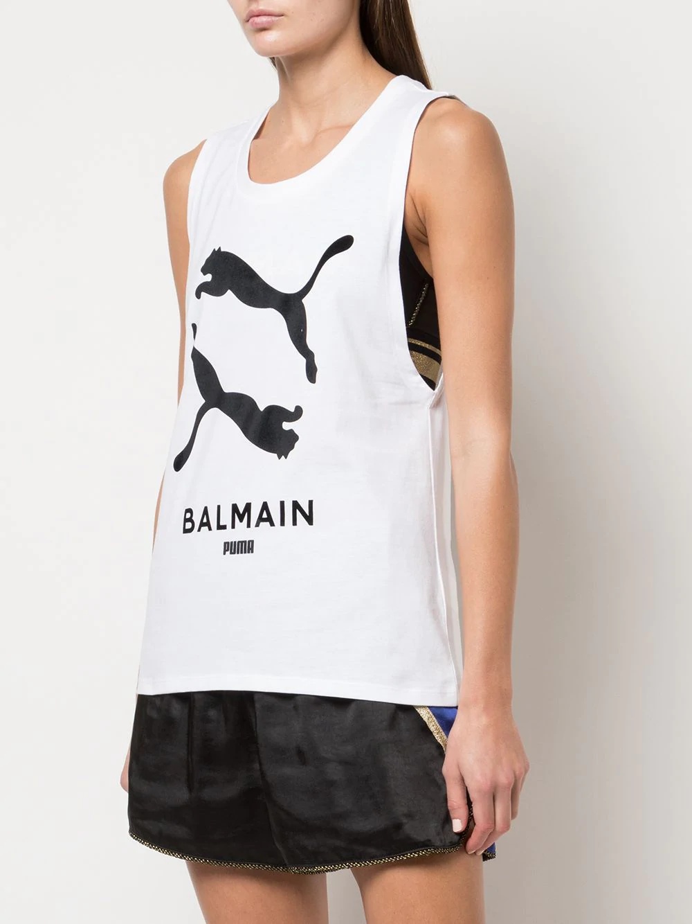 x Balmain logo tank top - 3