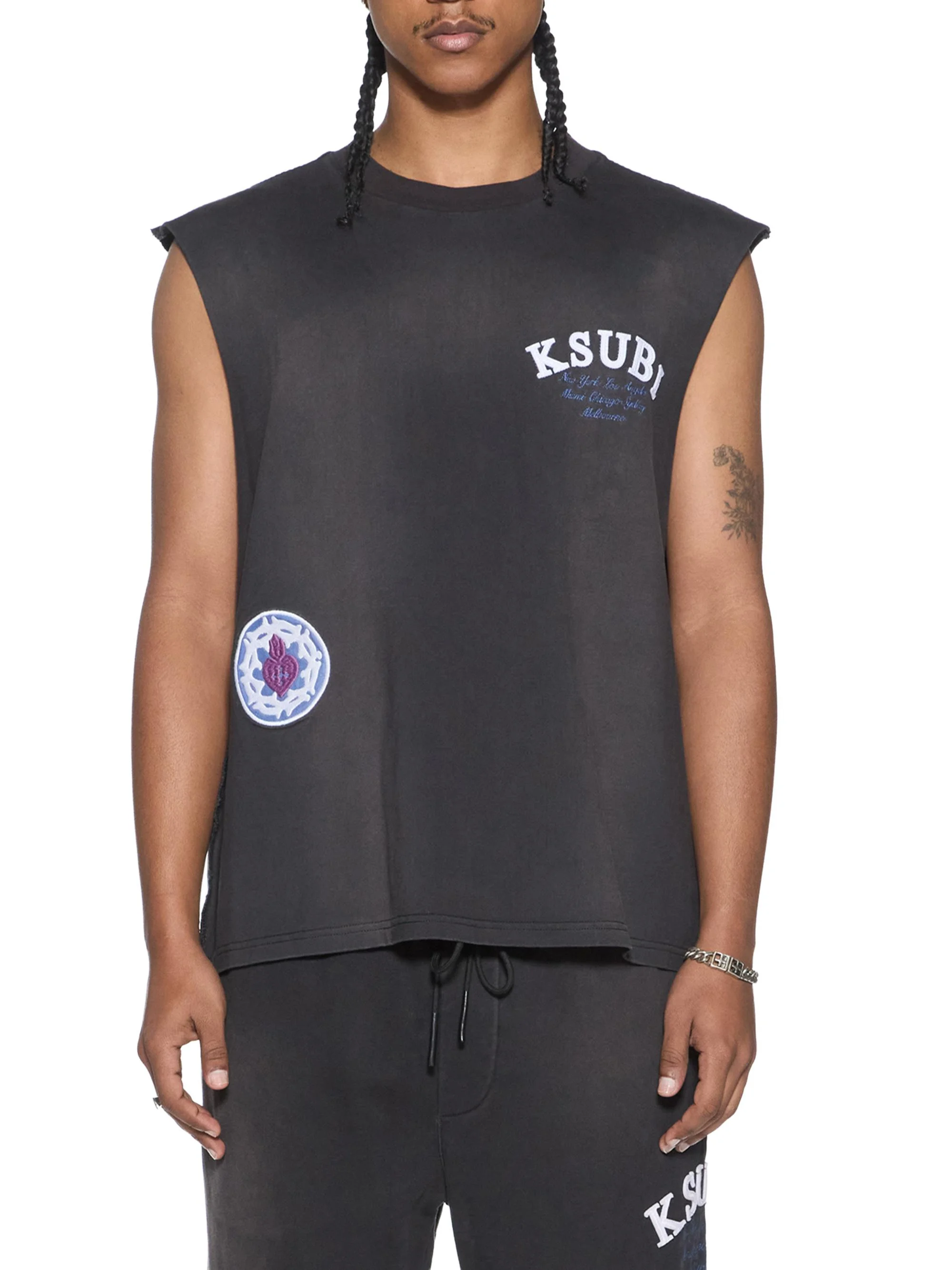 Men's Genesis Ekcess Muscle T-Shirt - Charcoal - 1