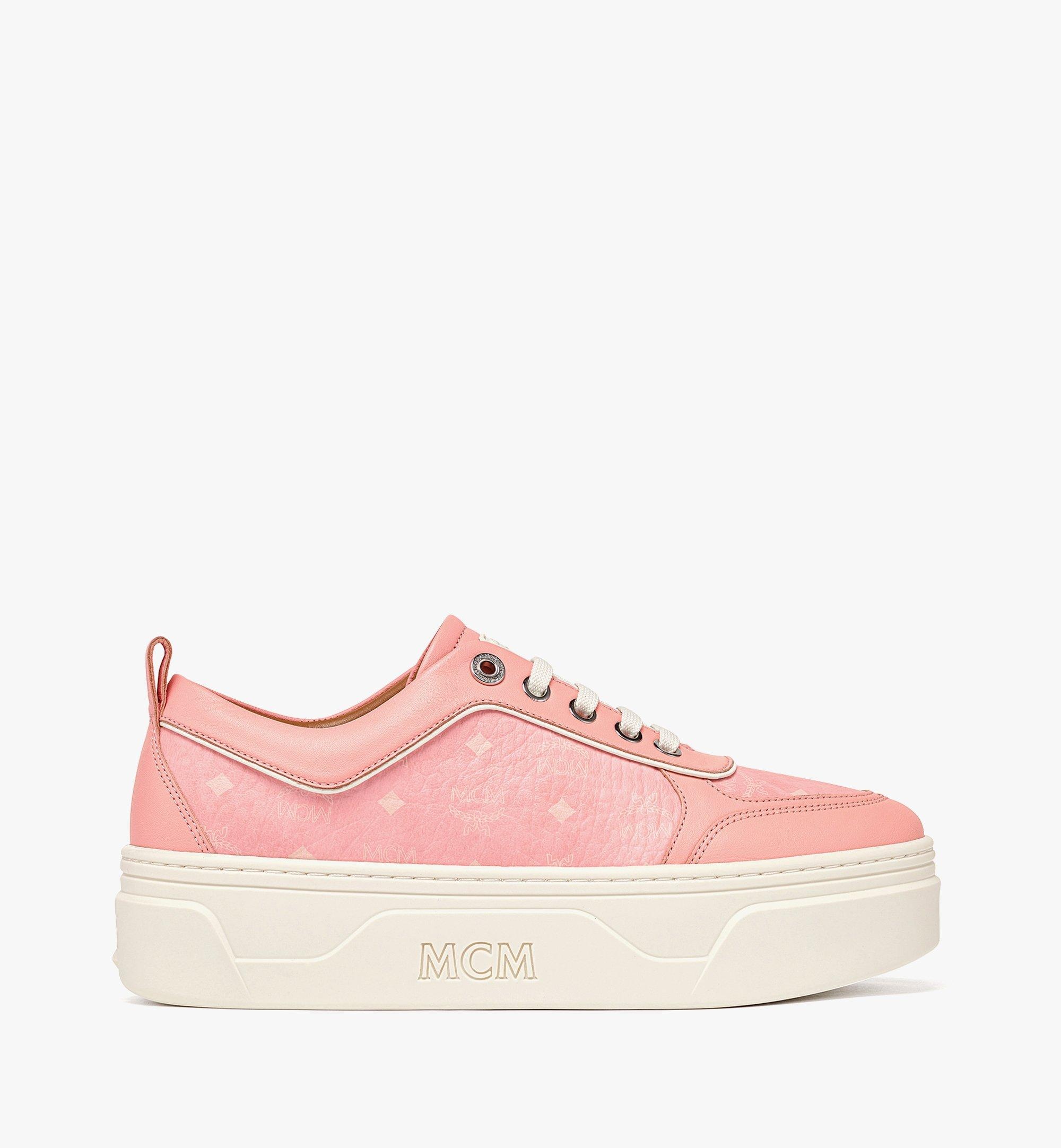mcm women's skyward low top platform sneakers