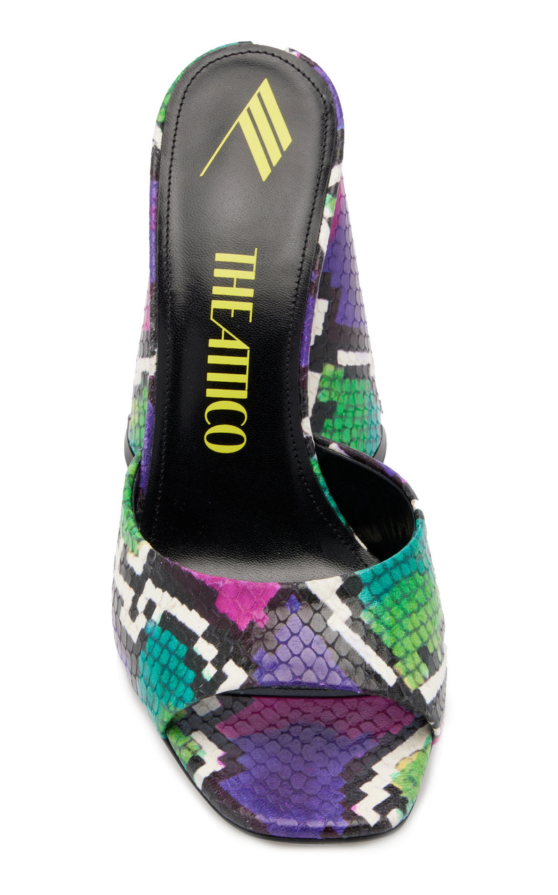 THE ATTICO Luz Leather Mules multi outlook
