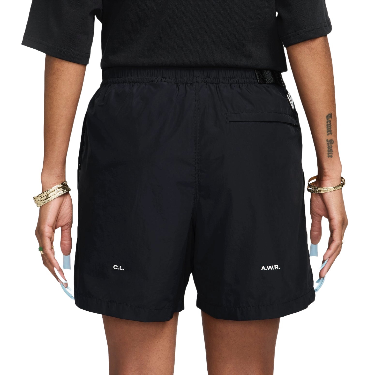 Nike x NOCTA Drake Cardinal Nylon Shorts 'Black White' FN8194-010 - 2