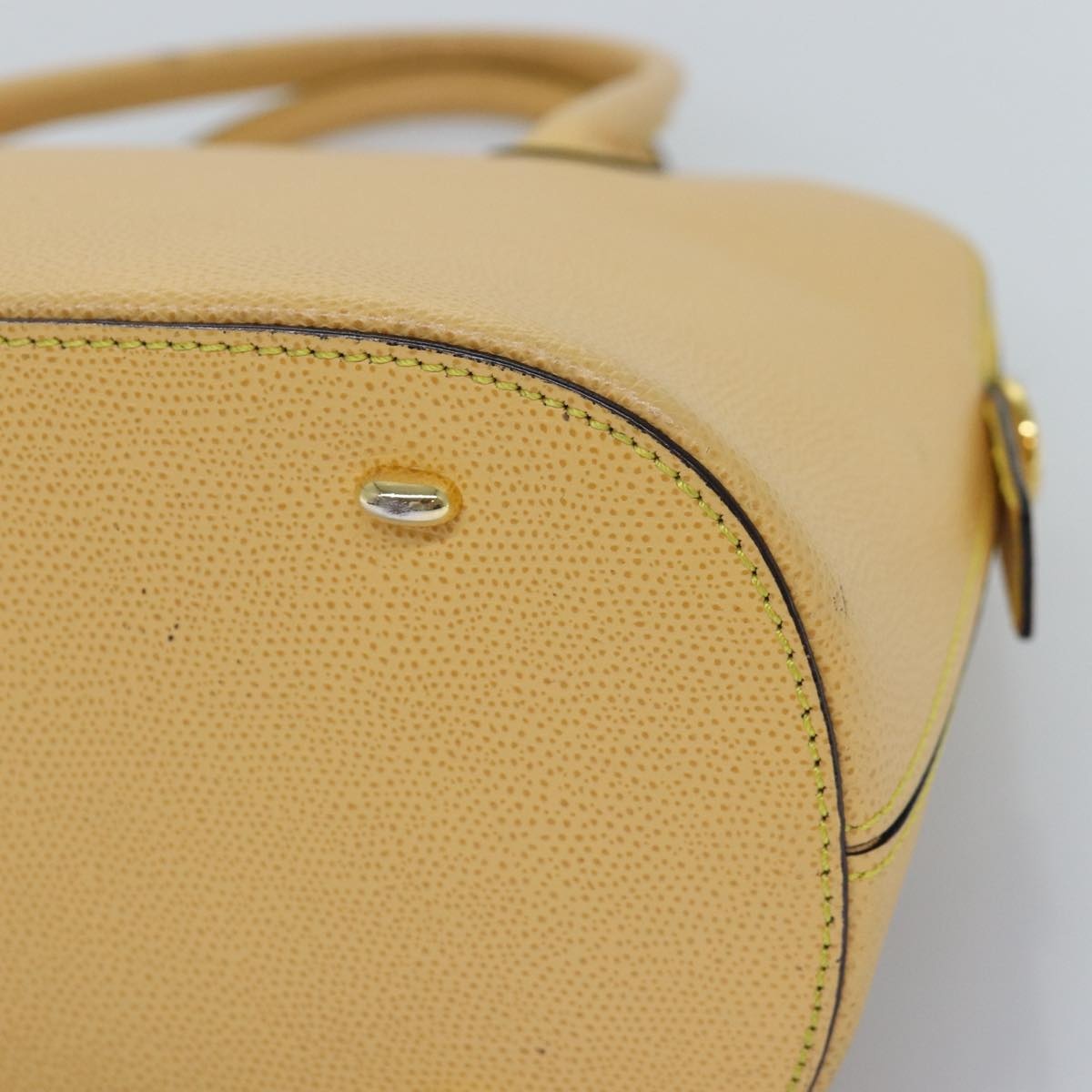 CELINE Hand Bag Leather Yellow - 14