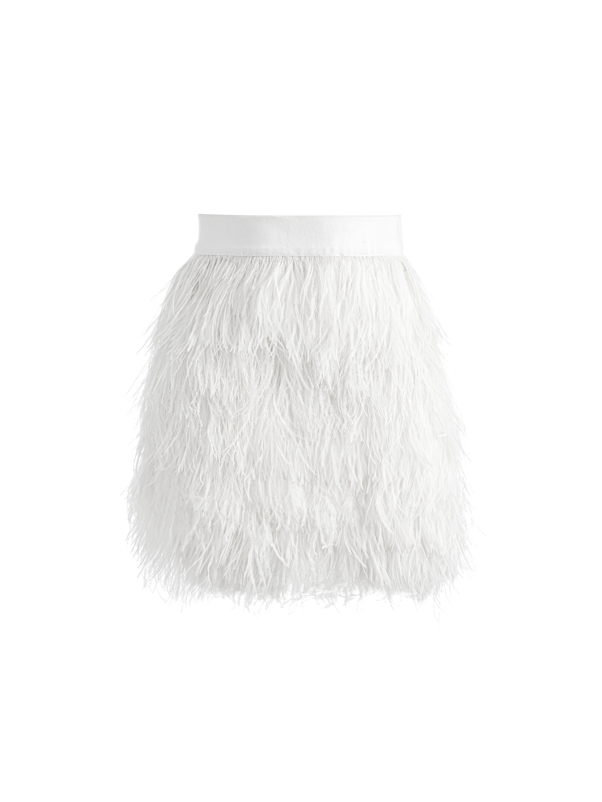 CINA FEATHER MINI SKIRT - 1