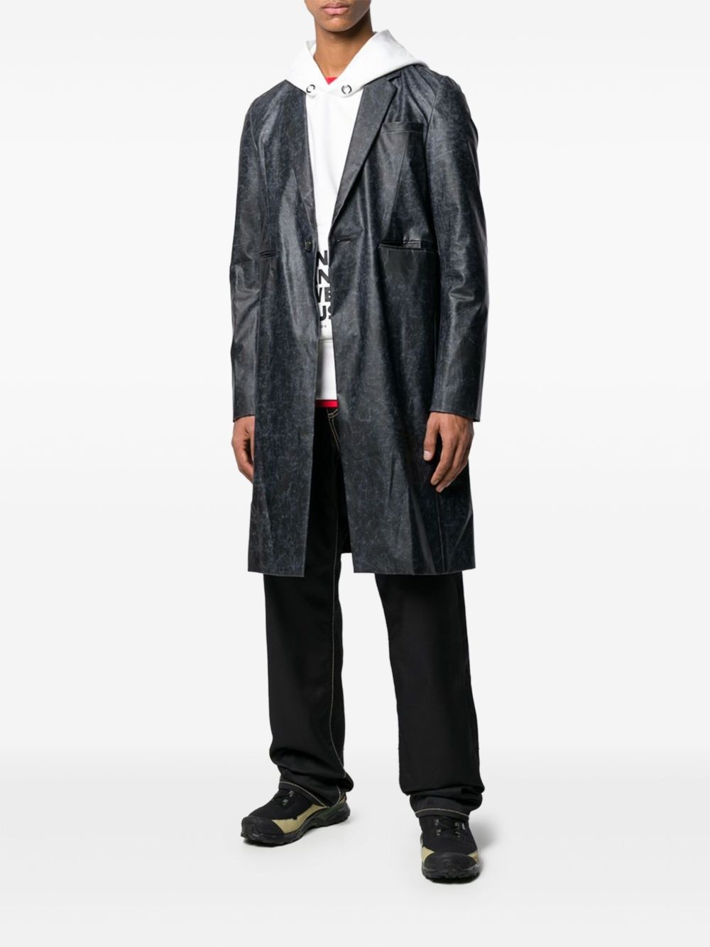 single-breasted coat - 2