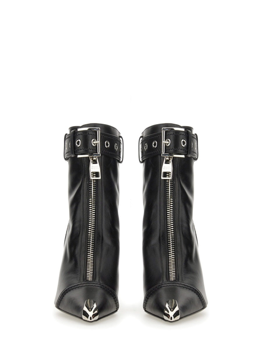Alexander Mcqueen Women Slash Biker Boot - 3