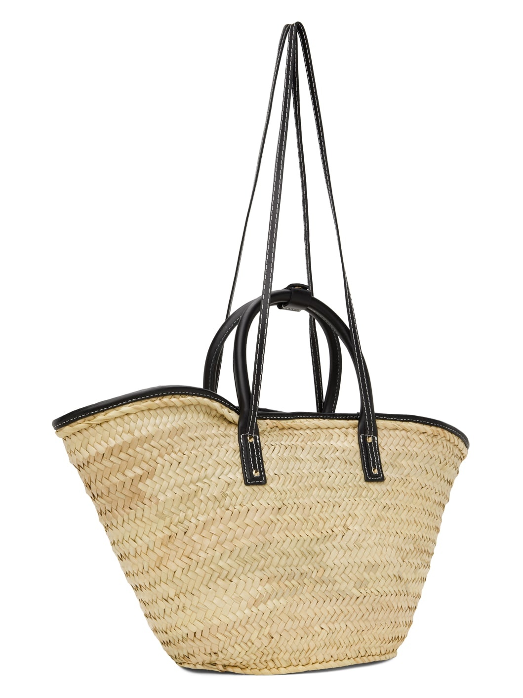 Beige & Black 'Le panier Soli' Tote - 3