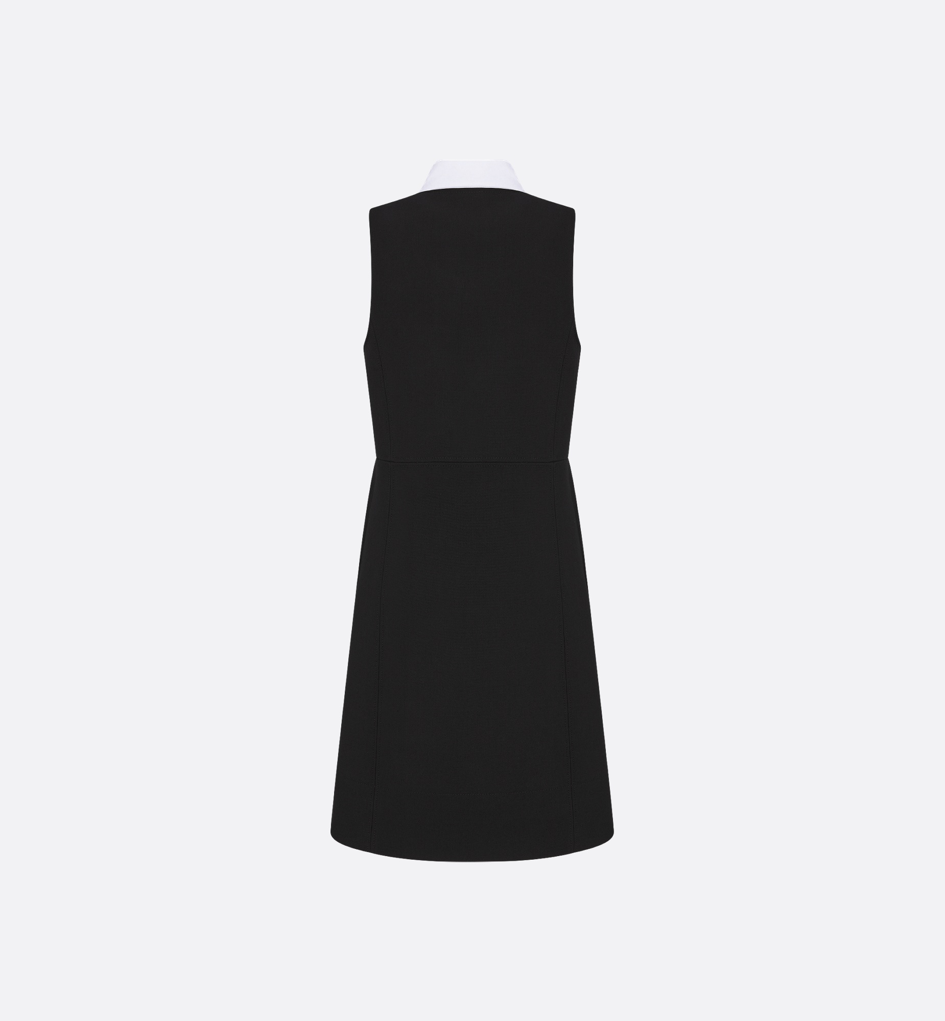 Dress with Spread Collar - 2