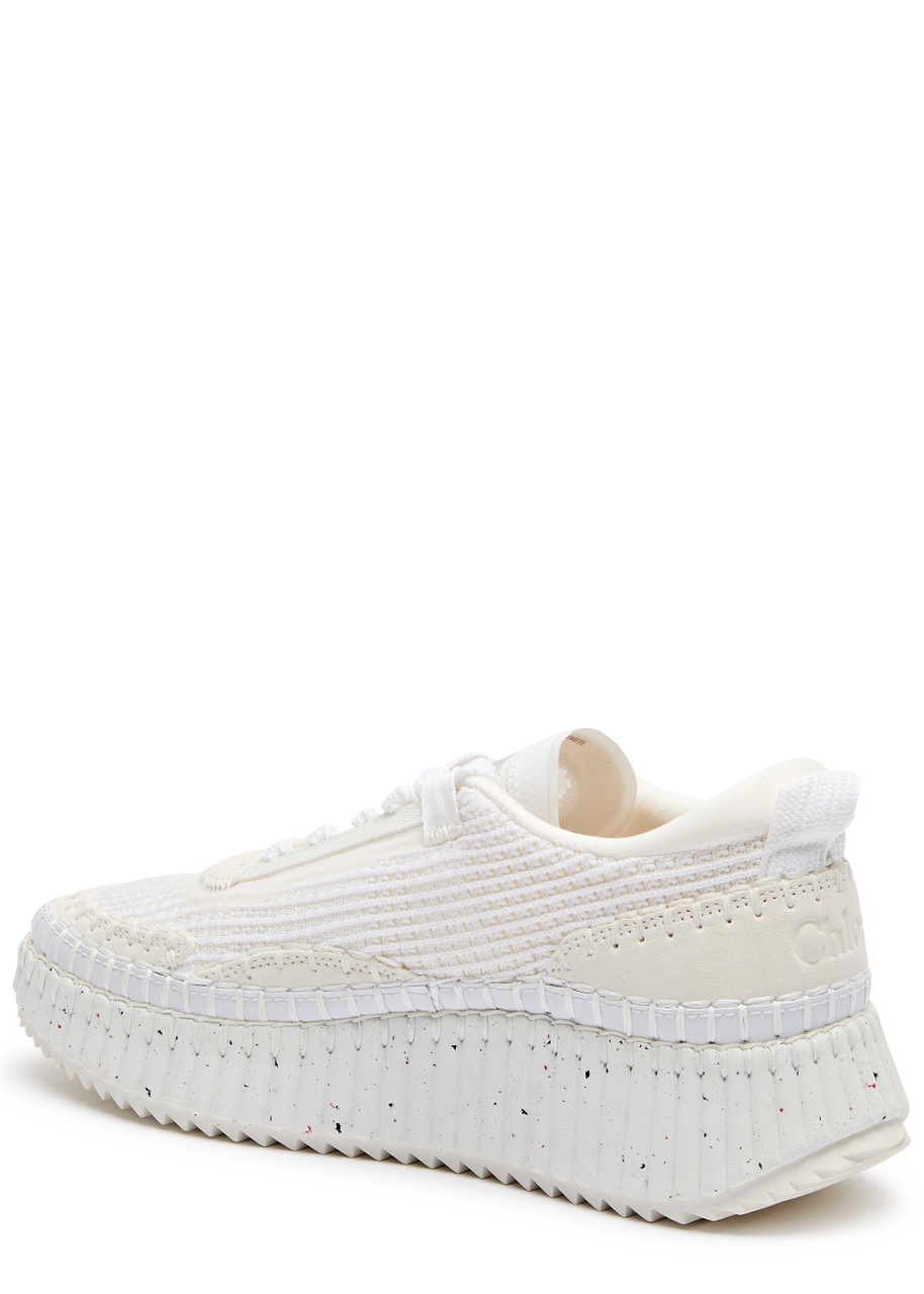 Chloe Nama Panelled Knitted Sneakers - 2