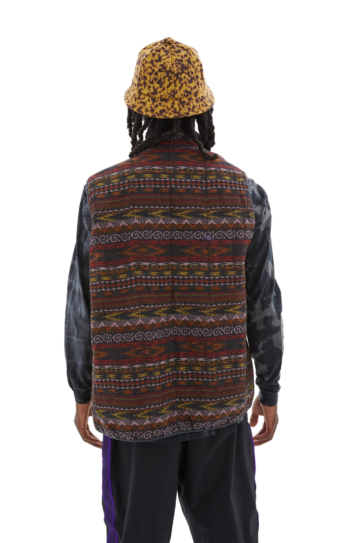 PIPING QUILT VEST (CHARCOAL) - 5
