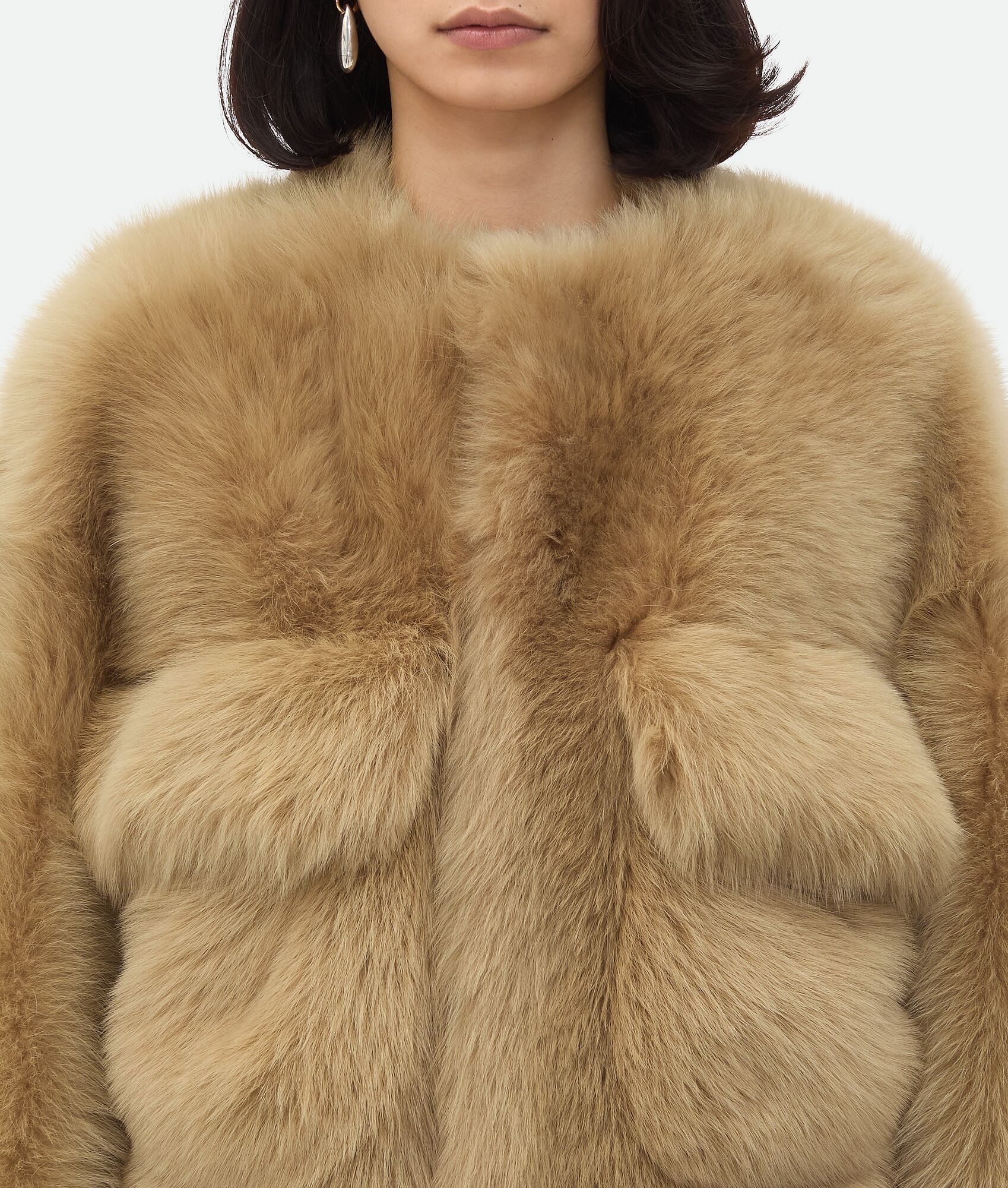 Toscana Shearling Cropped Blouson - 4