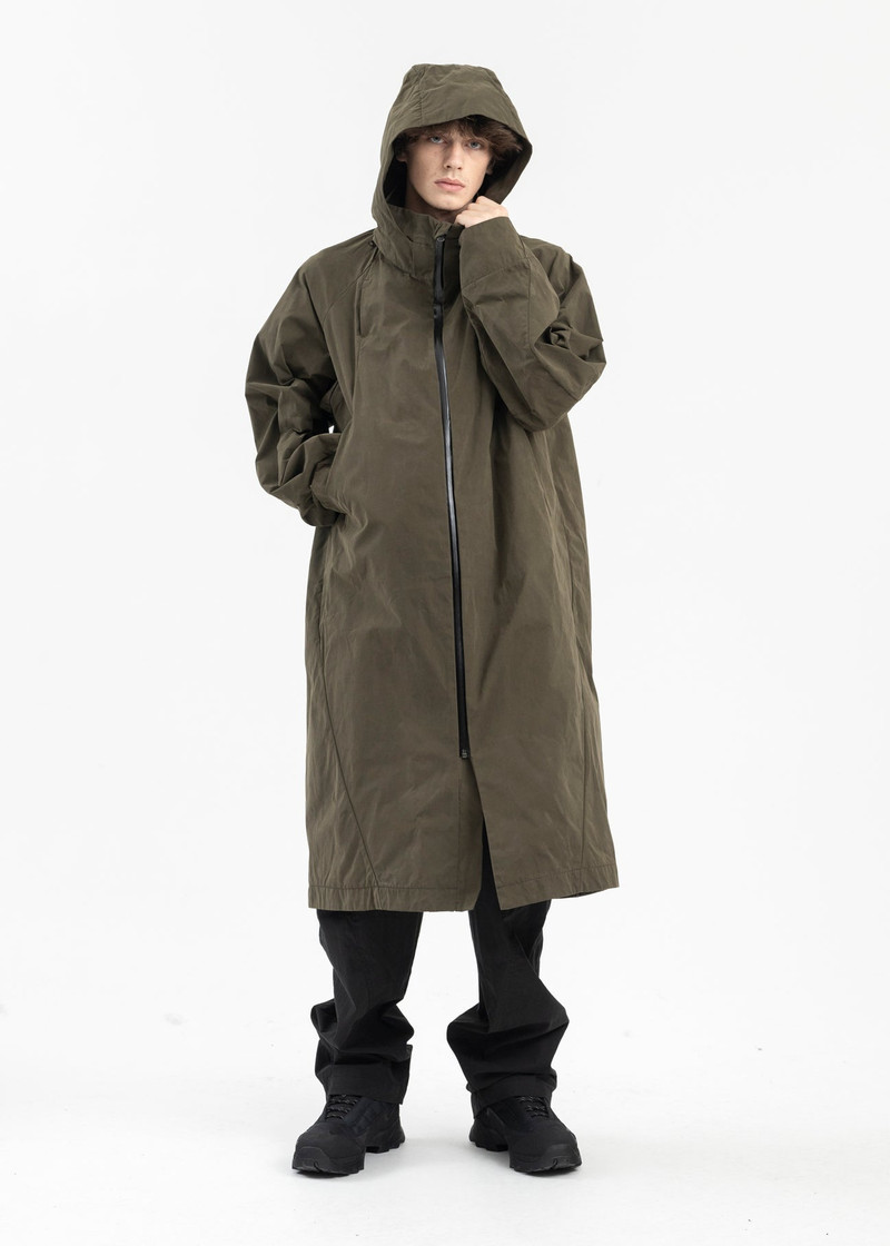 KHAKI REVERSIBLE HOODED PARKA 6