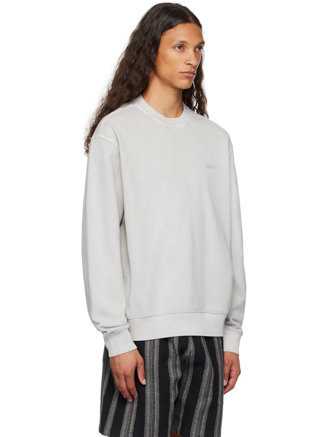 Gray Duster Script Sweatshirt - 2