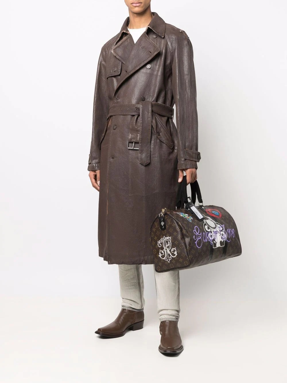 D-Delirious coated trench coat - 2