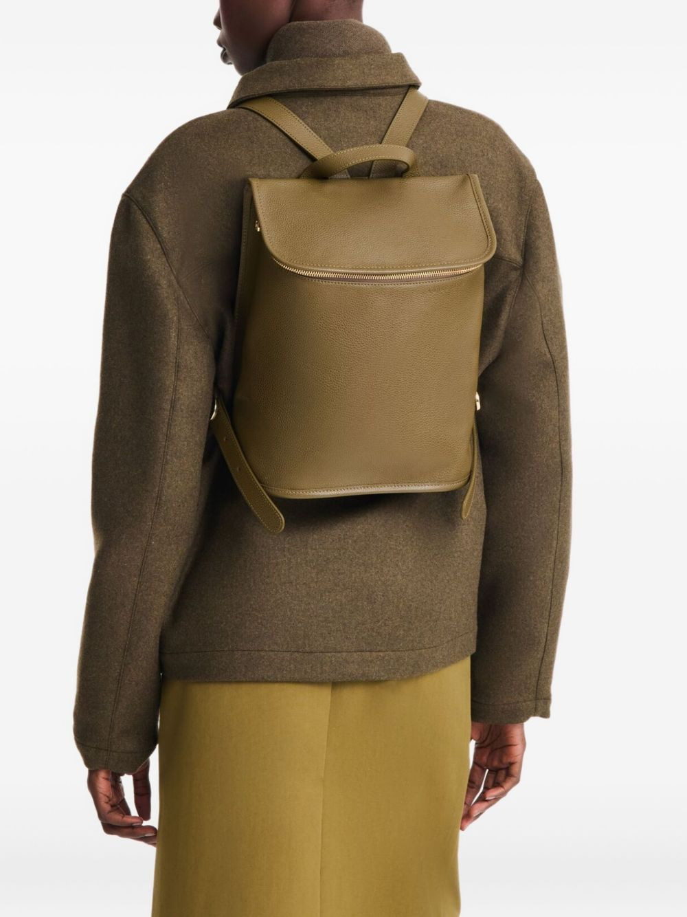 Le Foulonné M leather backpack - 2
