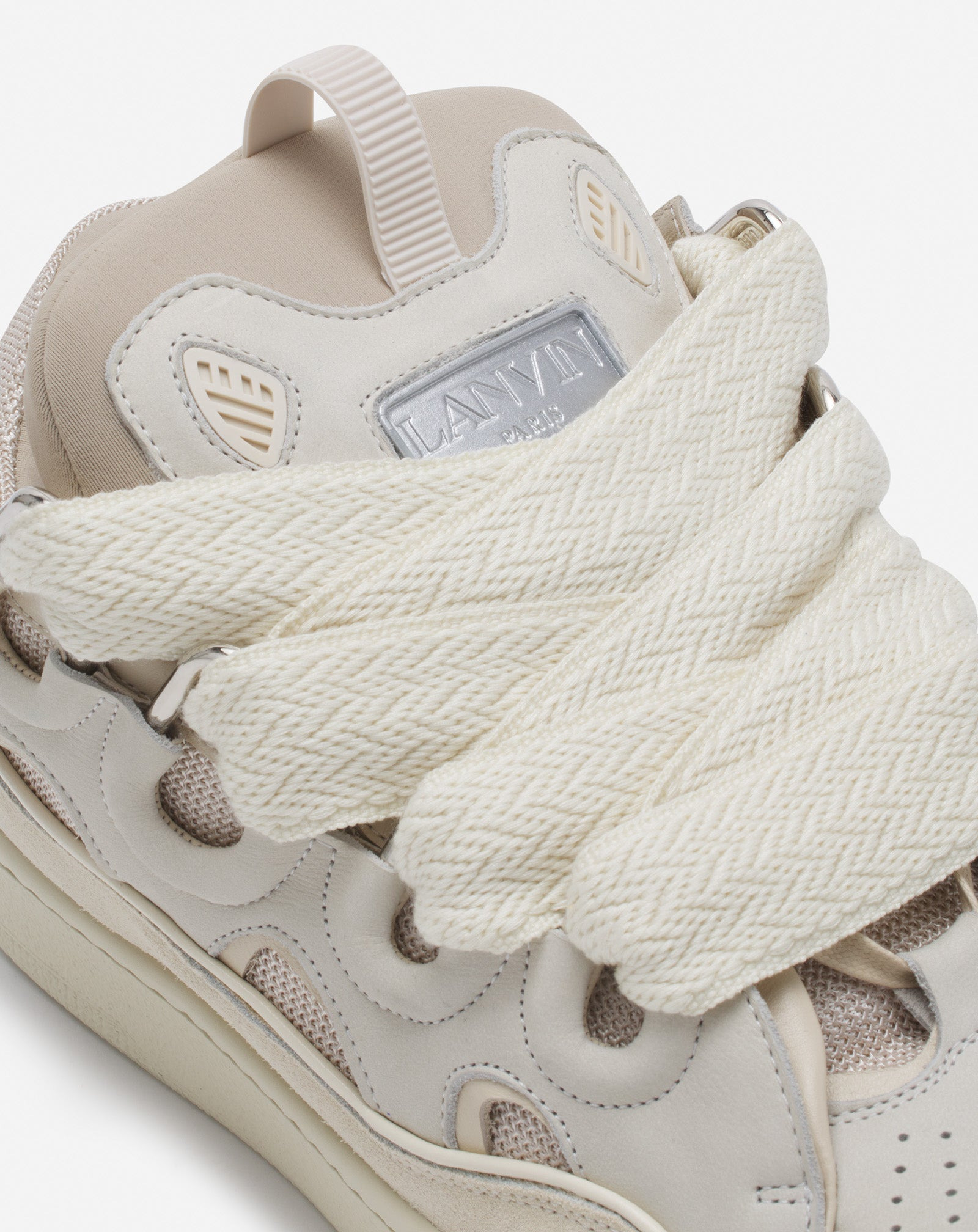 LEATHER CURB SNEAKERS - 5