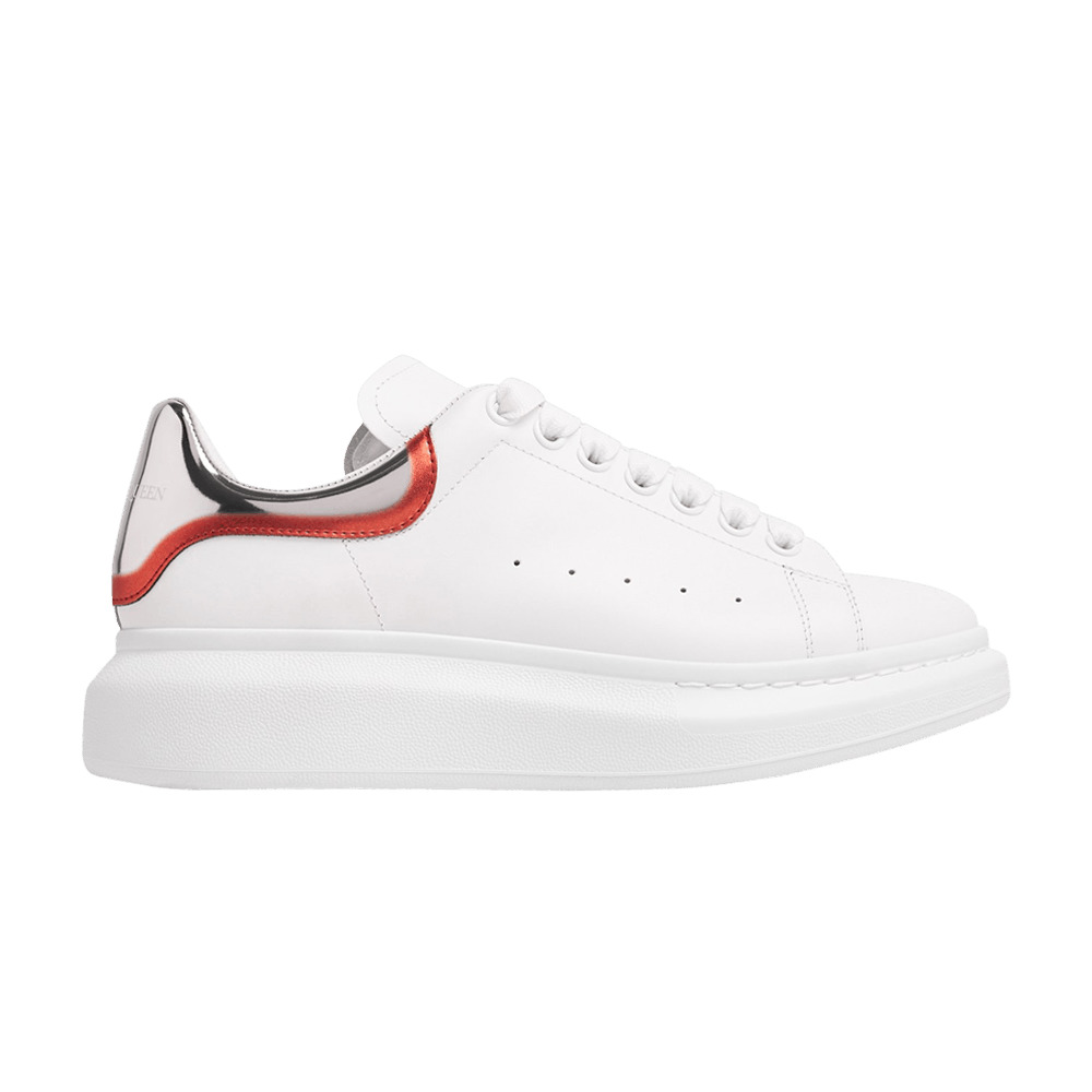 Alexander McQueen Oversized Sneaker 'White Silver Lust Red' - 1