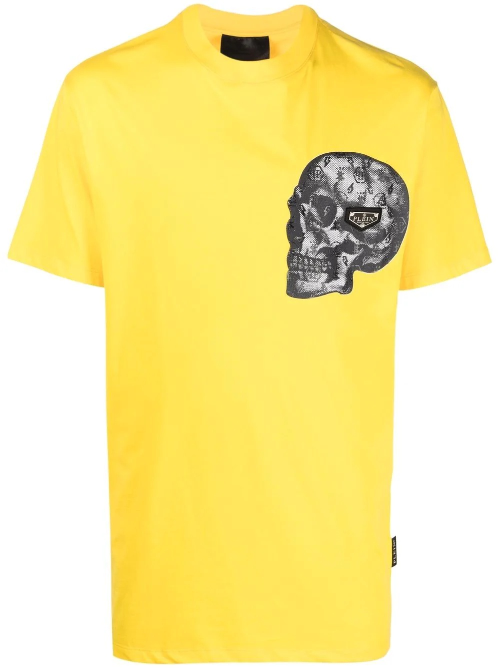 skull-print cotton-blend T-shirt - 1