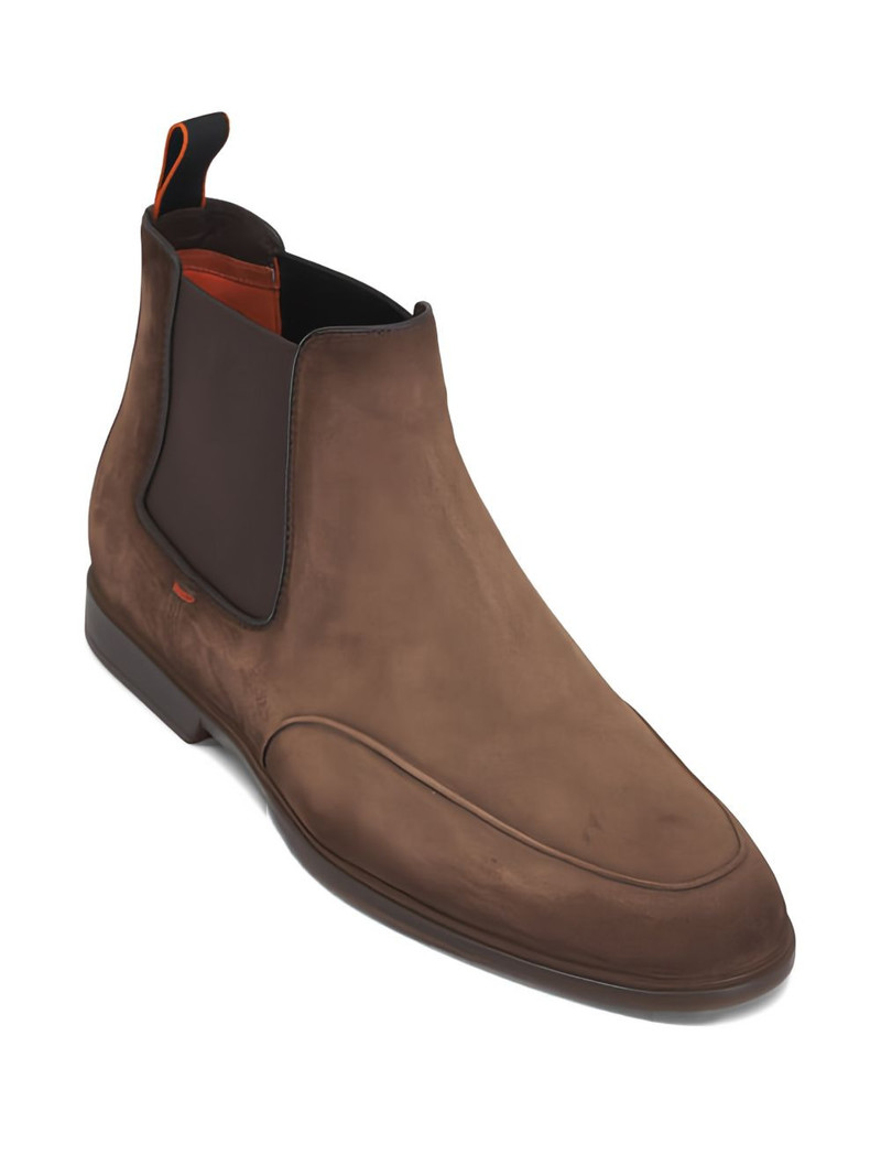 Santoni Claw suede Chelsea boots outlook