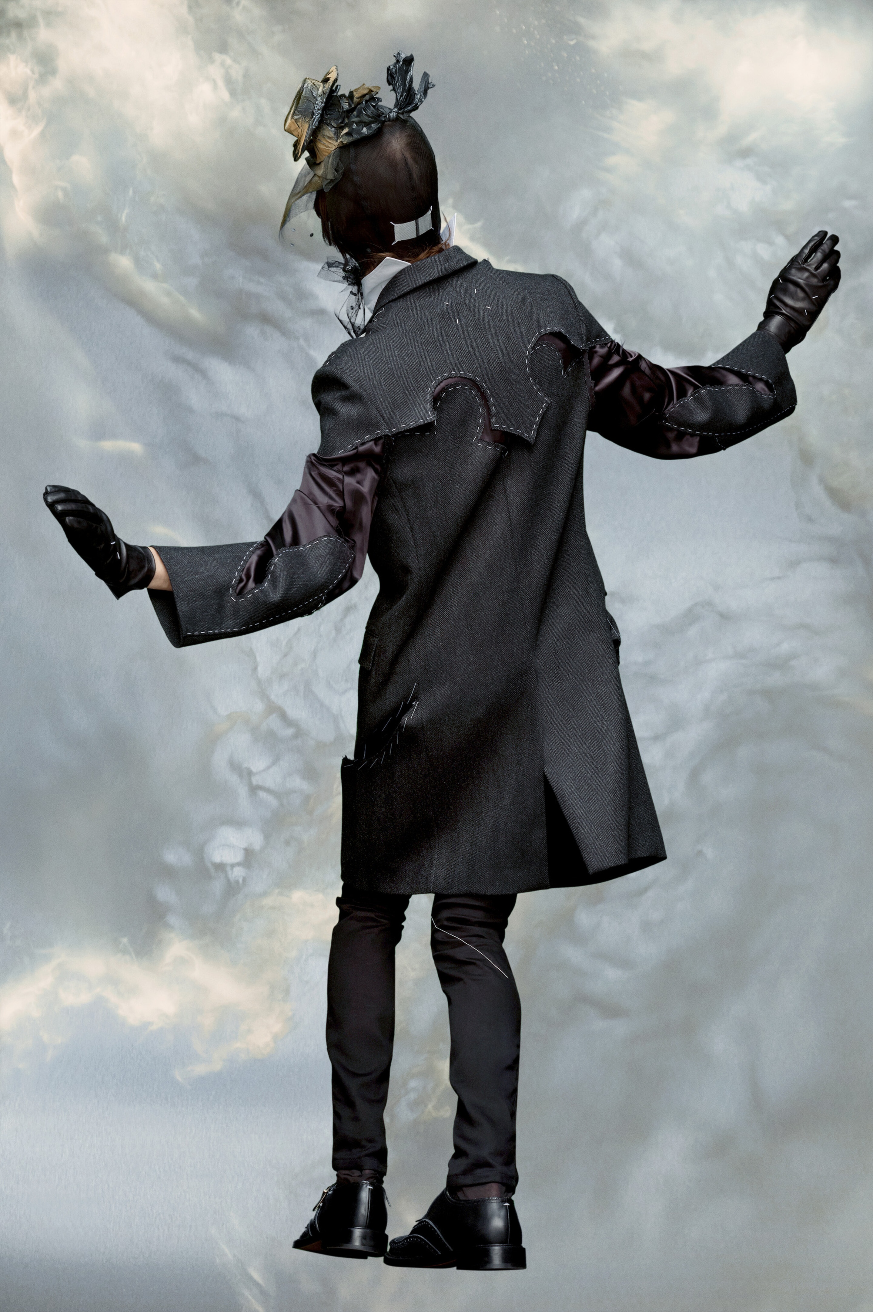 Décortiqué wool coat - 5
