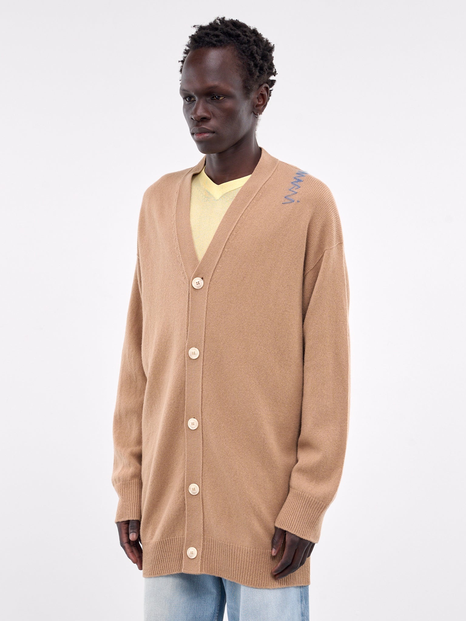 V-Neck Cardigan - 2
