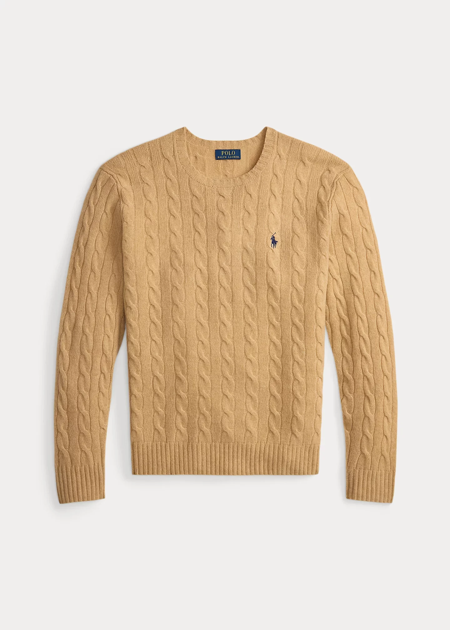 Cable-Knit Wool-Cashmere Sweater - 1