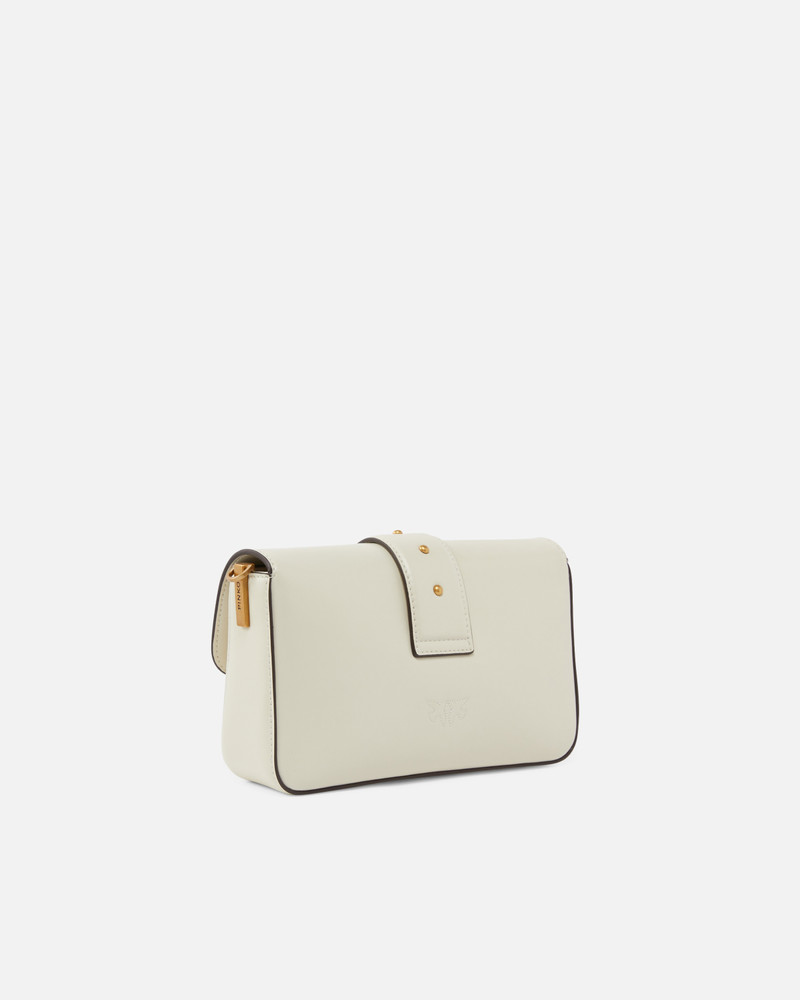PINKO MINI LOVE BAG SLOUCHY SHOULDER BAG IN LEATHER WITH TWO STRAPS outlook