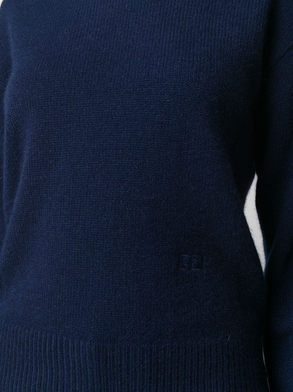 embroidered logo crew neck jumper - 5