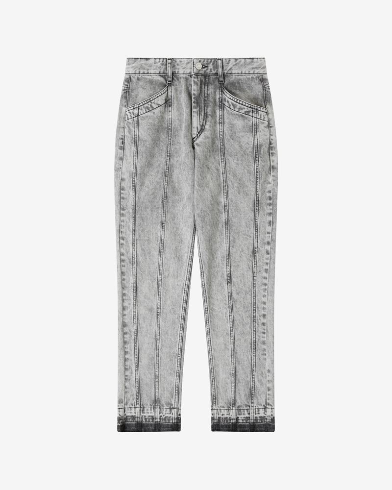 ISABEL MARANT｜JEANS (SULANOA (PA0017FA A1H35E 30LU)) Marant Etoile Sulanoa Laser Slim Fit Denim Jeans - FR 36/UK