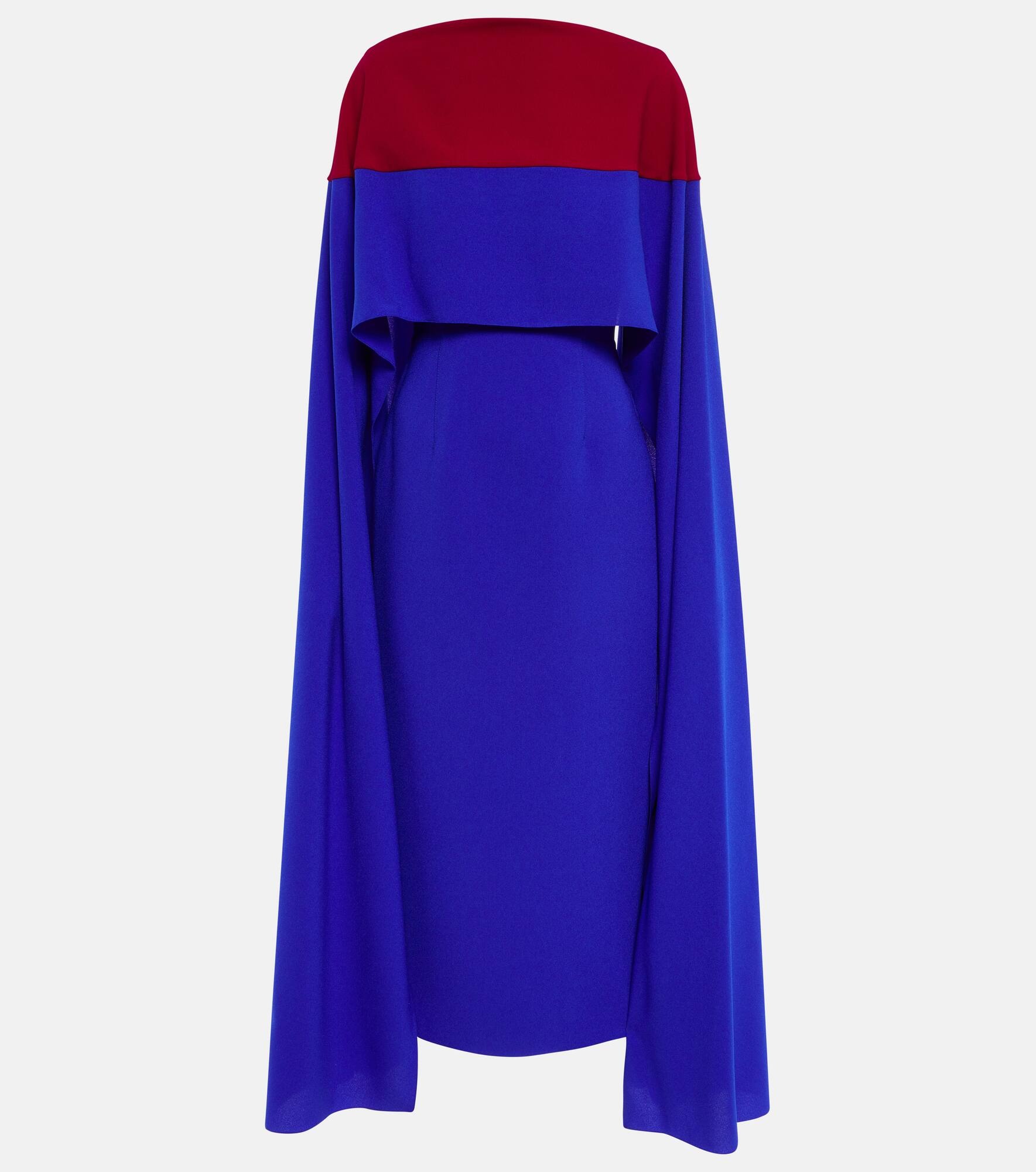 Elina cape midi dress - 1