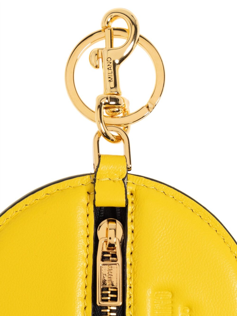logo-debossed keychain - 4