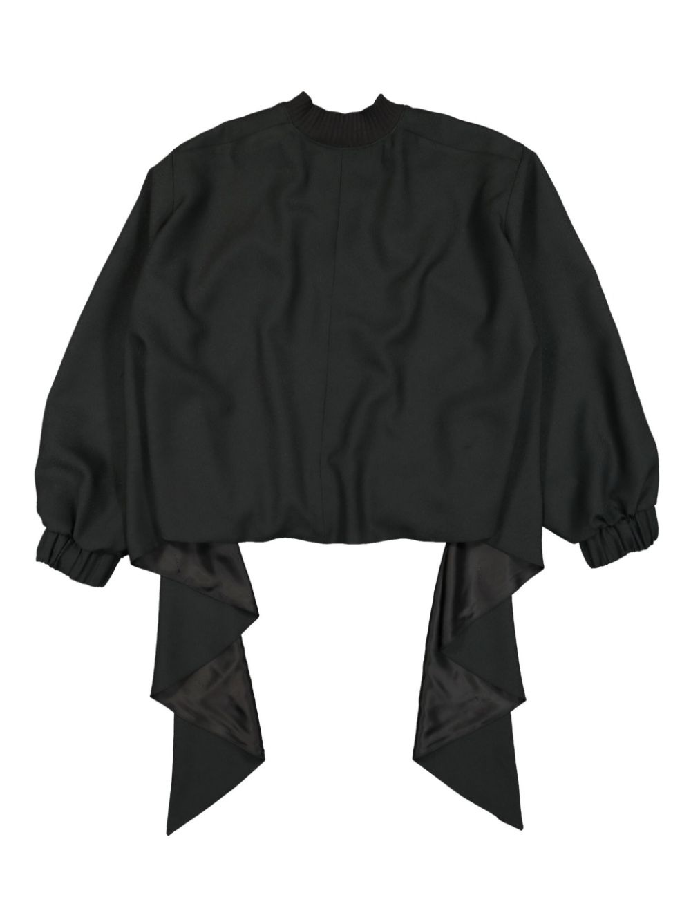 cape-design blouson jacket - 2