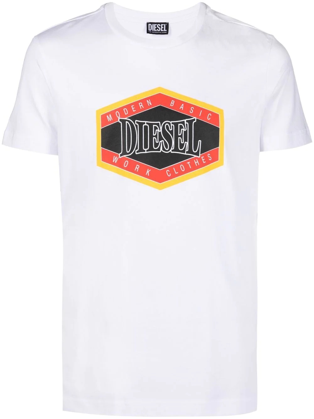 logo-print short-sleeved T-shirt - 1