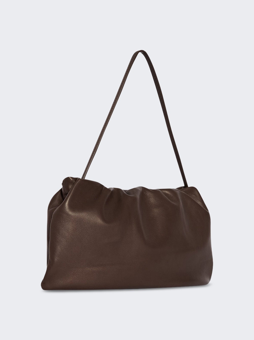 Xl Bourse Bag Brown Melange Leather - 4