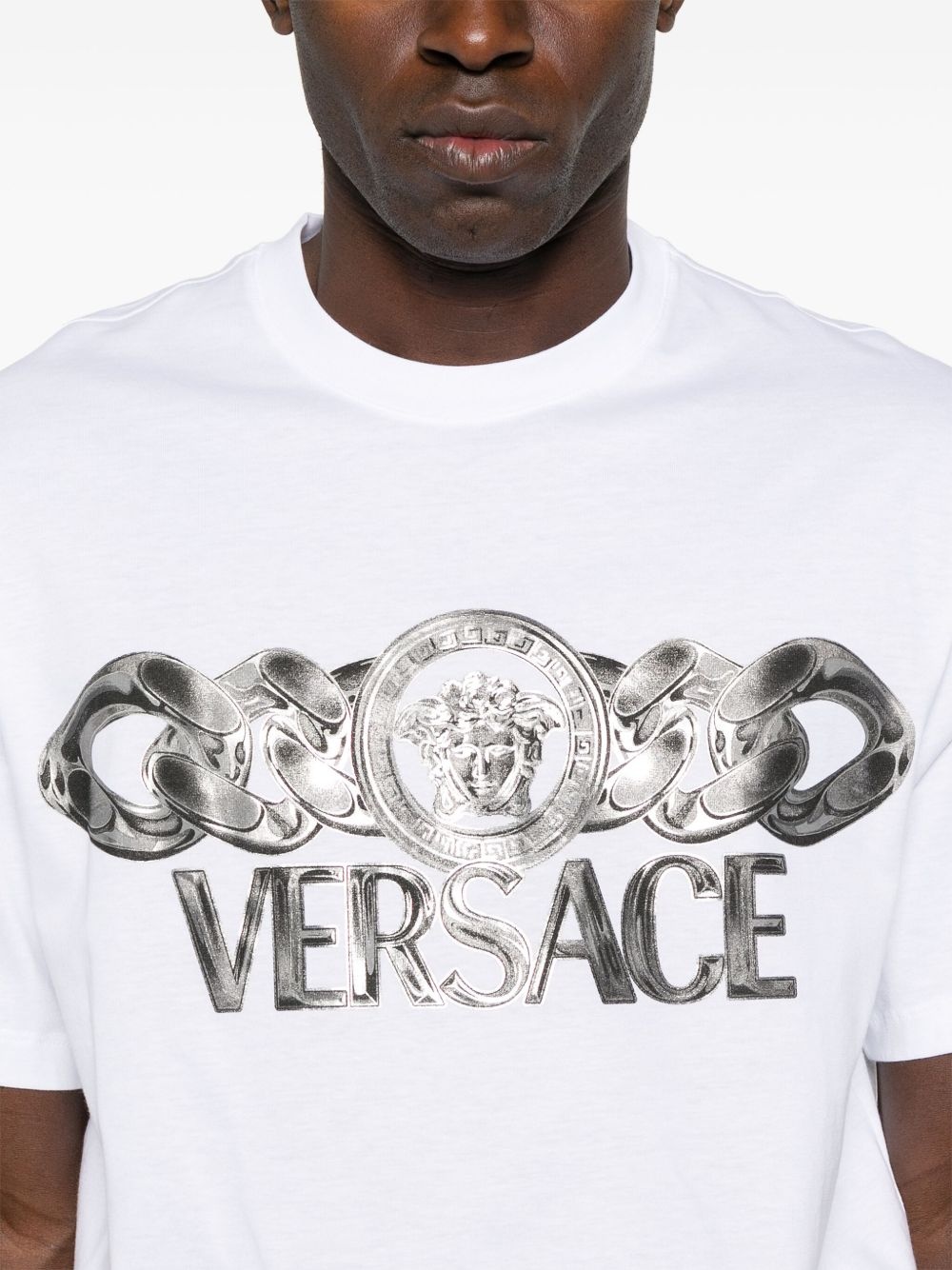 Medusa Head-print T-shirt - 4