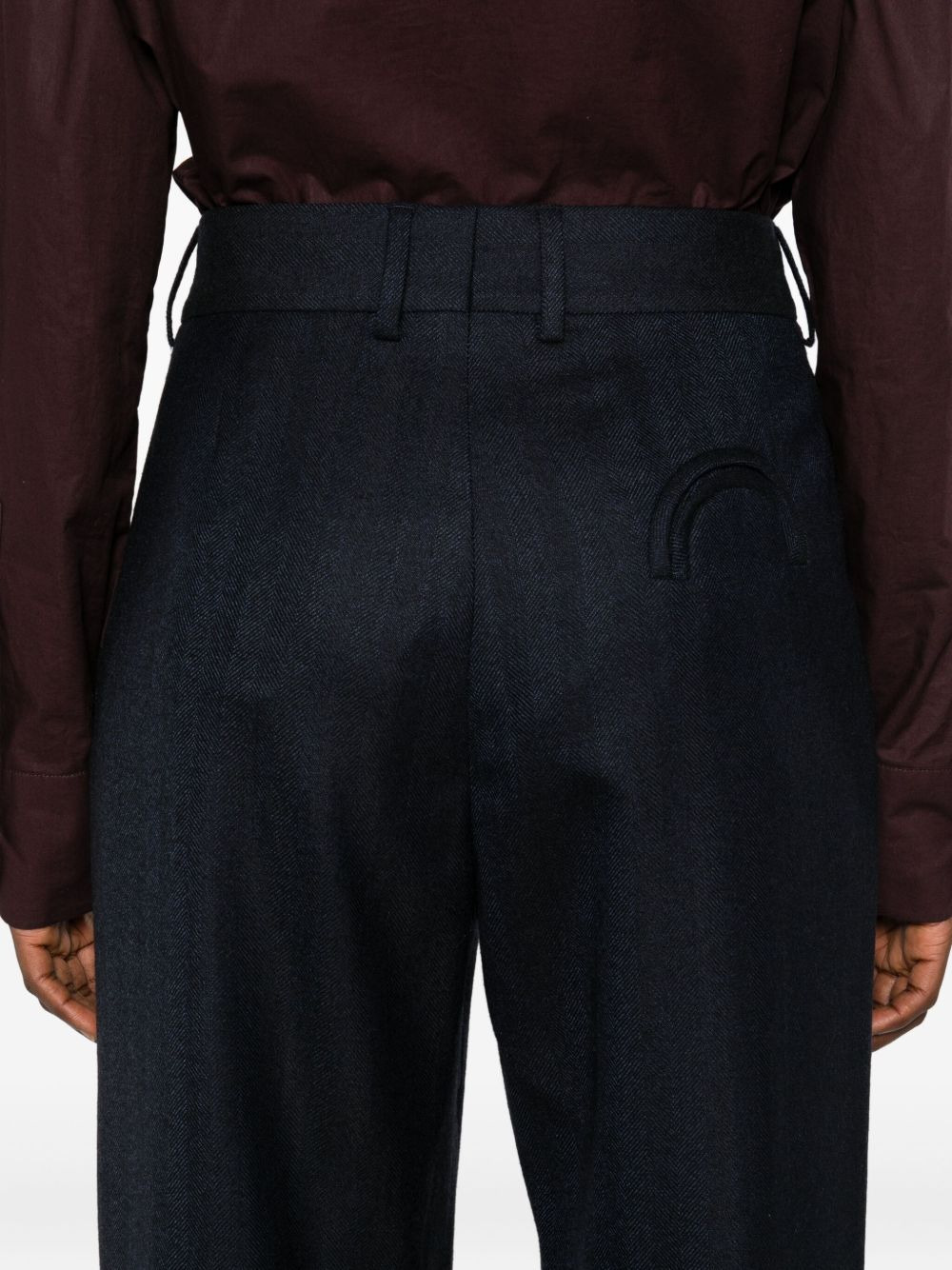 pleated-front trousers - 5
