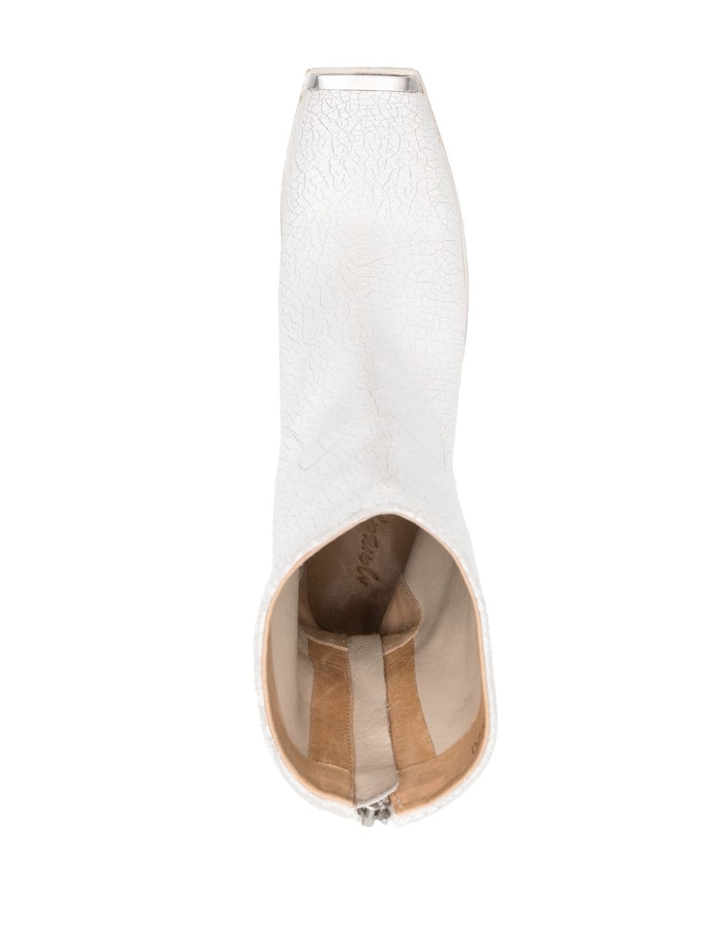 metal-toecap crinkled boots - 4