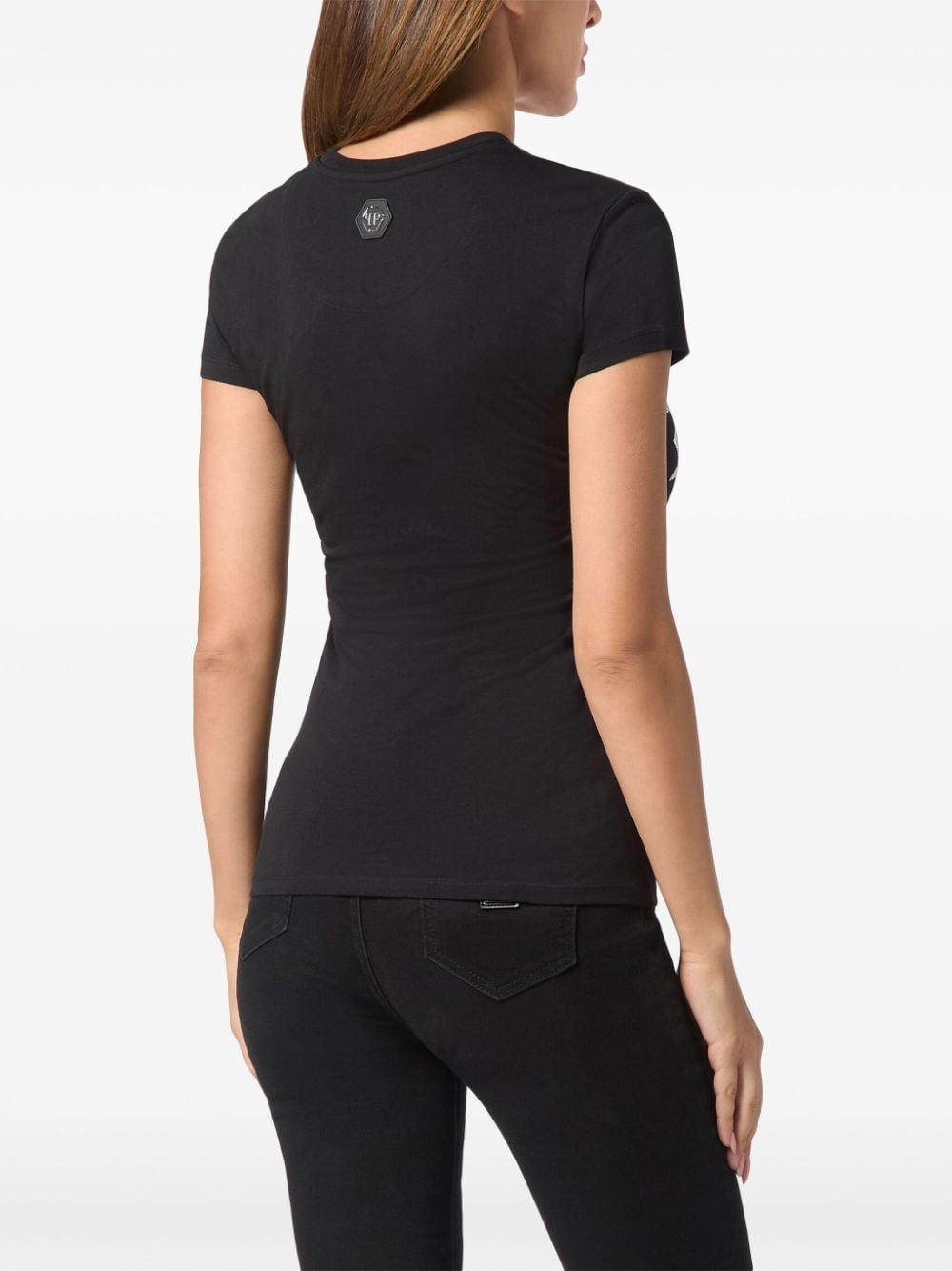 crystal-embellished T-shirt - 4
