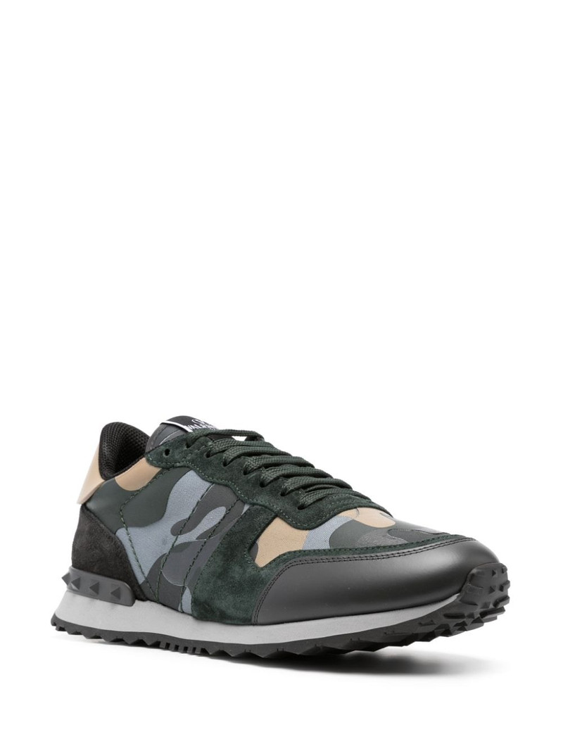 Valentino Camouflage Rockrunner low-top sneakers outlook
