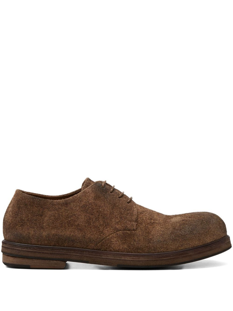 lace-up suede derby shoes 1