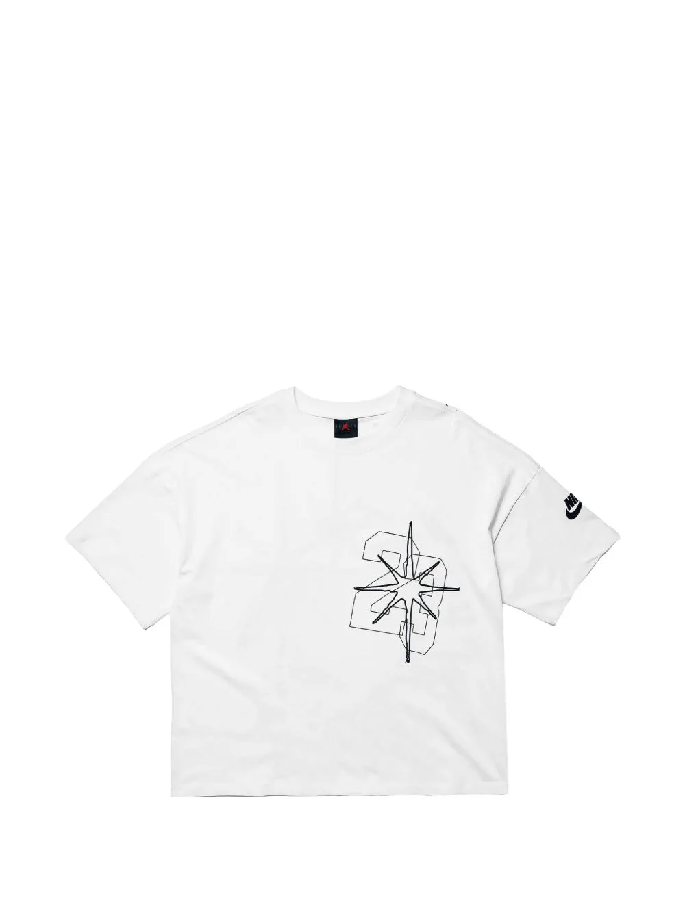 Black Cat star-print t-shirt - 1