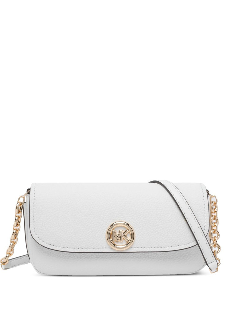 logo-plaque shoulder bag 1
