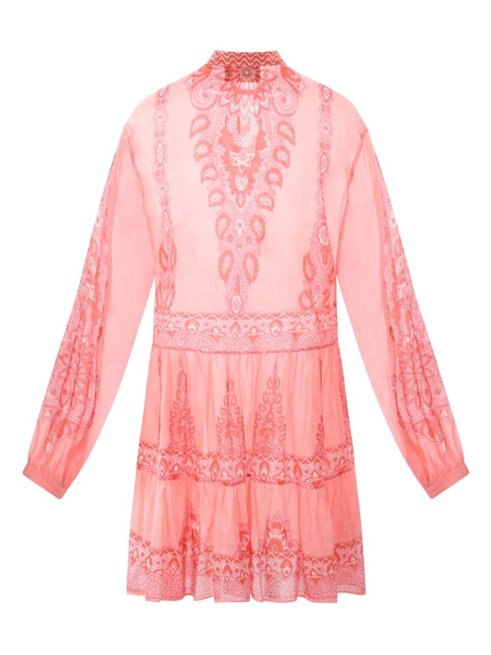 paisley-print mini dress - 2