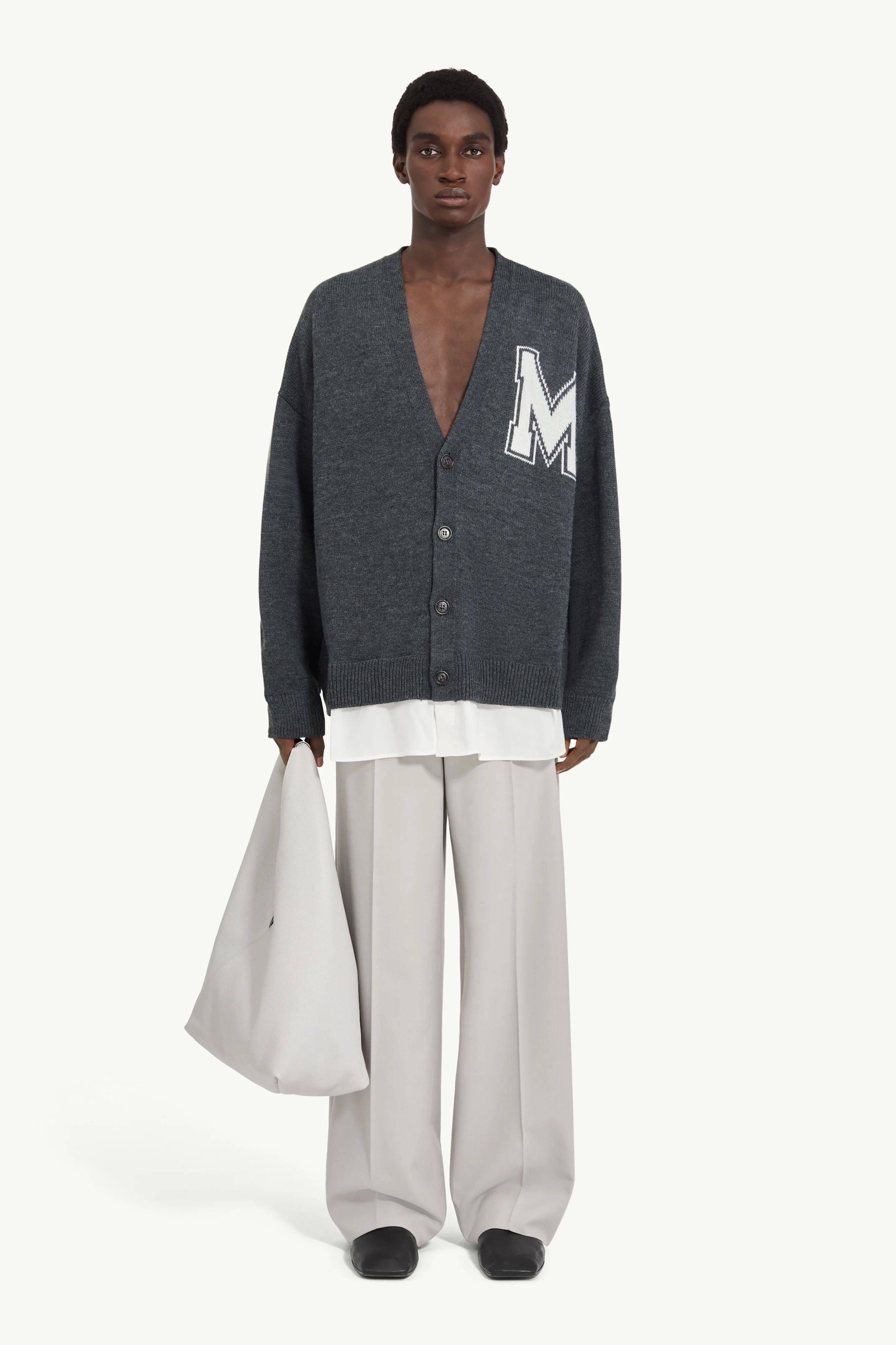 Two-in-one knit cardigan - 1