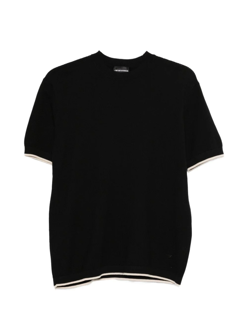 stripe-detail T-shirt - 1