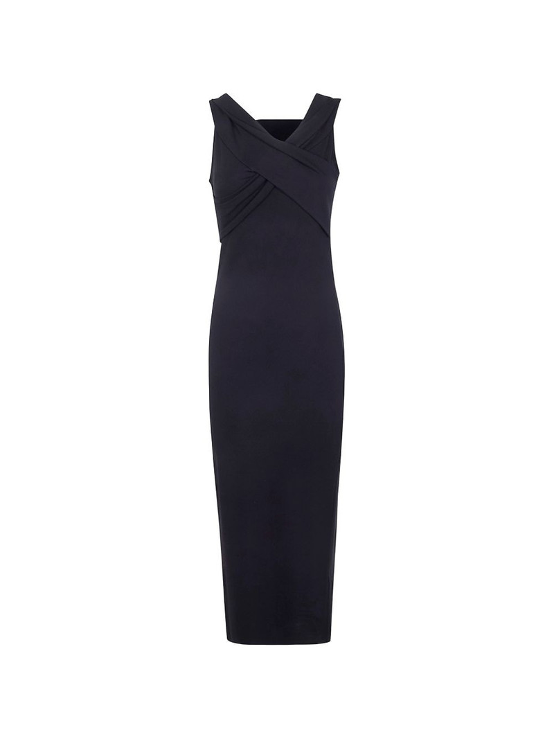 EMPORIO ARMANI twisted sleeveless dress outlook